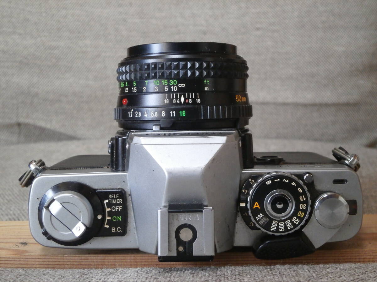 minolta XG・E MD ROKKOR 50mm 1:1.7 レンズ付き　動作確認済み_画像6