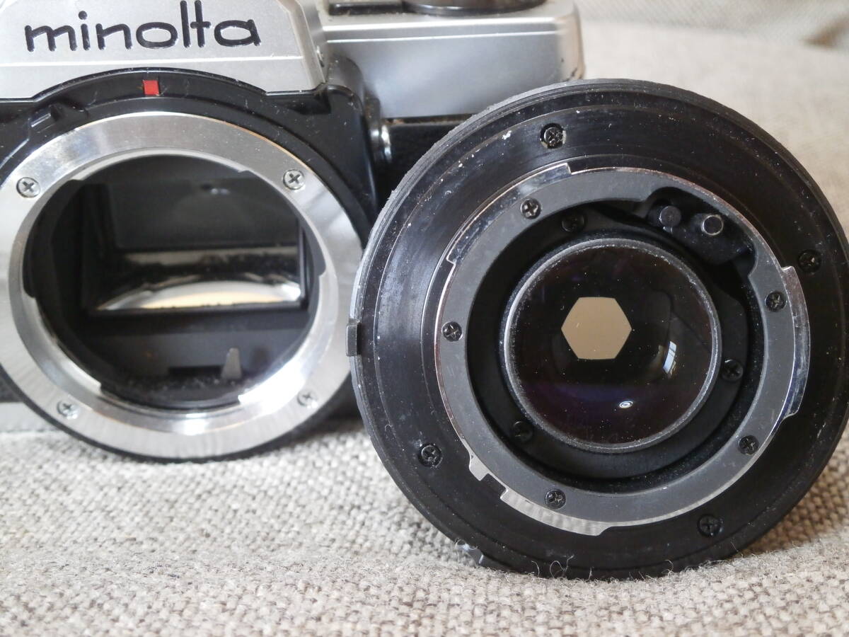 minolta XG・E MD ROKKOR 50mm 1:1.7 レンズ付き　動作確認済み_画像8