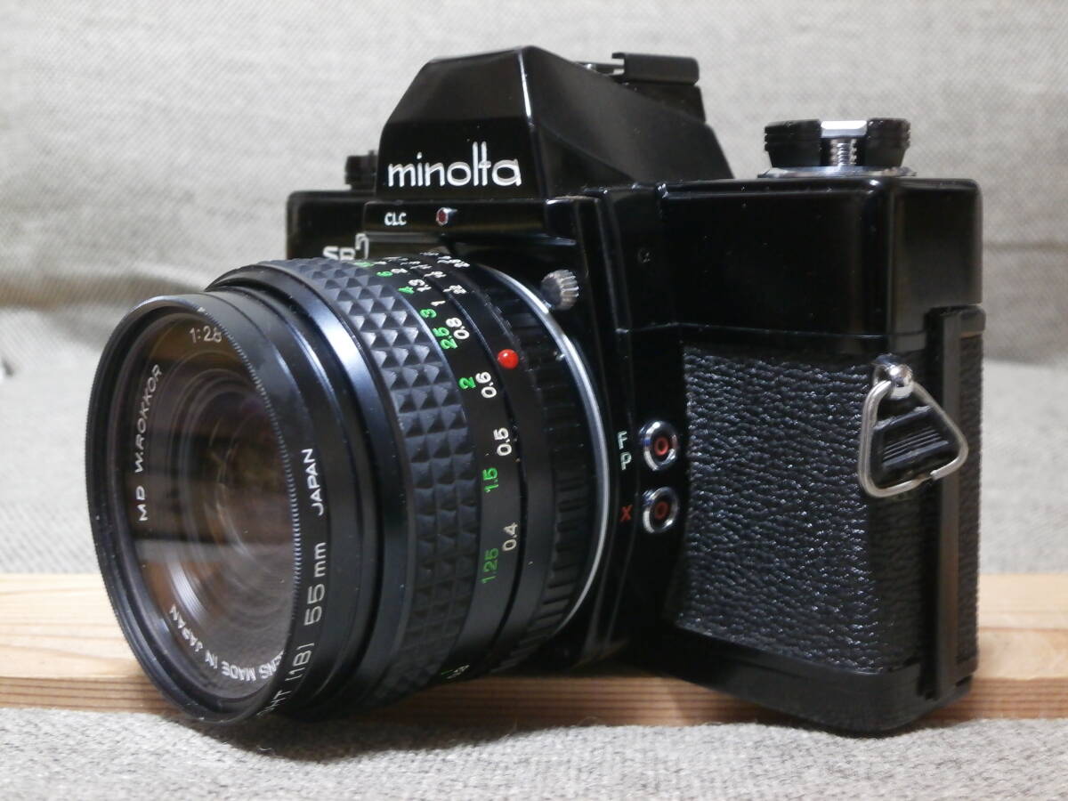 minolta SRT 101 MD W. ROKKOR 1:2.8 f=28mm ジャンクレンズ付き　動作確認済み_画像2