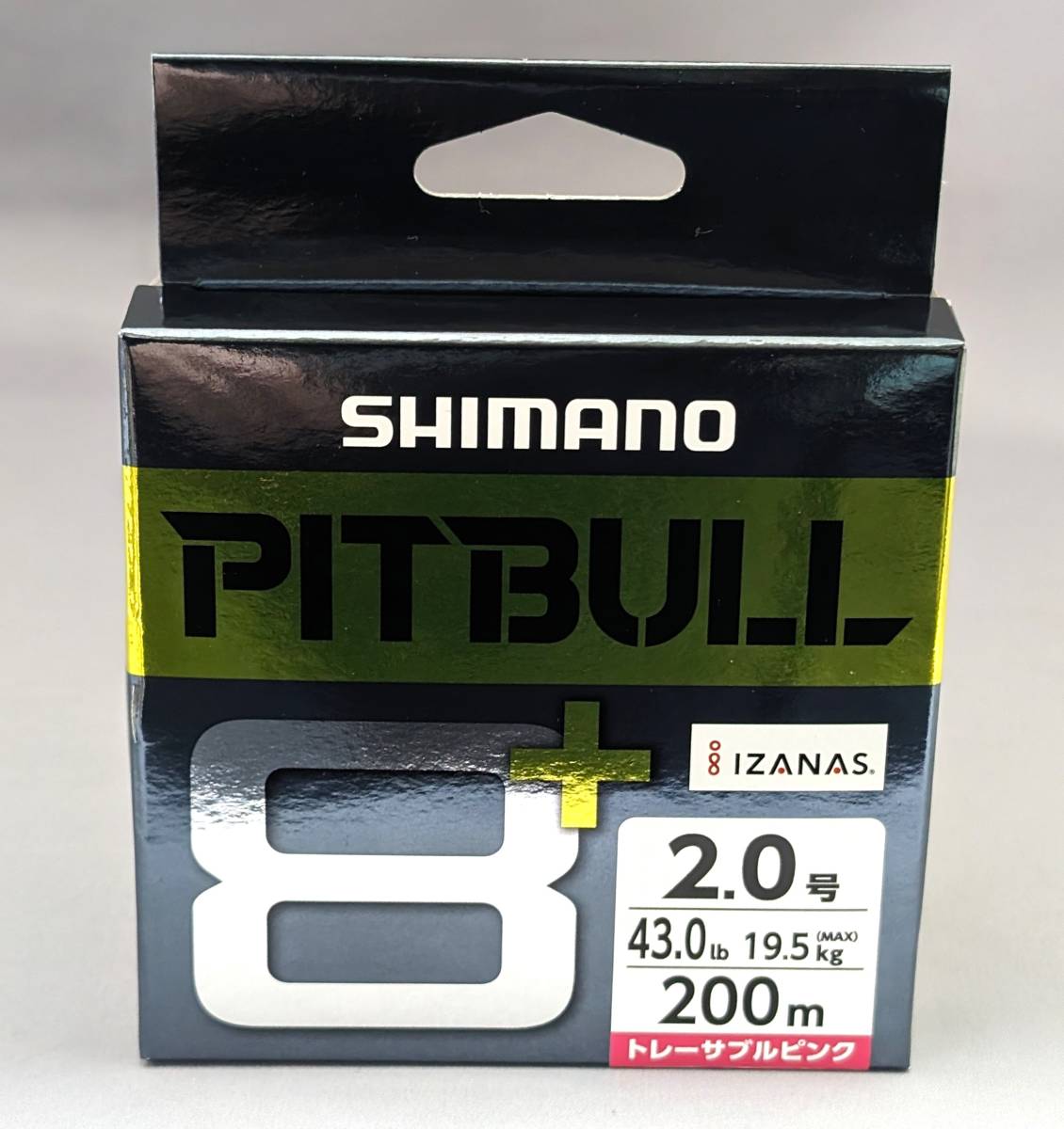 即決!!シマノ★ピットブル8+ 2.0号 200ｍ ★トレーサブルピンク★新品 SHIMANO PITBULL_画像1