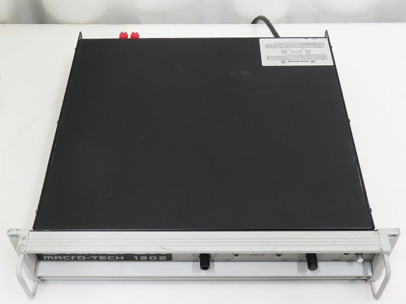 ■□AMCRON MACRO-TECH 1202 パワーアンプ MA-1202 アムクロン□■031899011□■_画像2