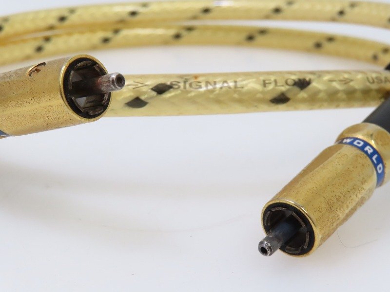 #*WIREWORLD POLARIS V RCA кабель пара 1m POI5RCA тросик world оригинальная коробка есть *#030562004m*#