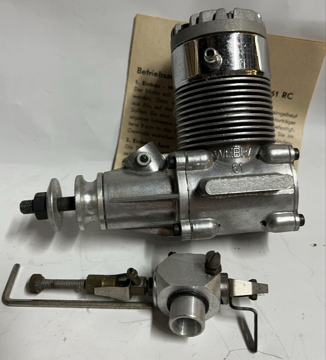 webra speed 61RC MARIN 模型水冷グローエンジン　ウェブラ　オーストリア　AUSTRIA 訳あり_画像3