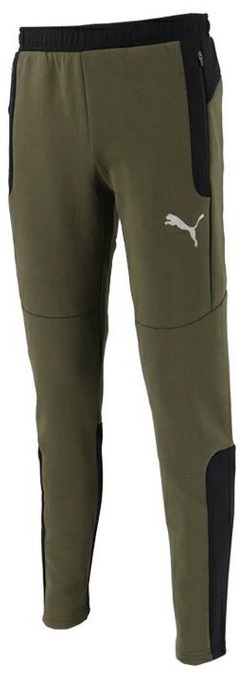 【KCM】Z-puma-126-L★展示品【PUMA/プーマ】メンズ EVOSTRIPE ニットパンツ 585143-70 フォレストナイト サイズ L_画像1