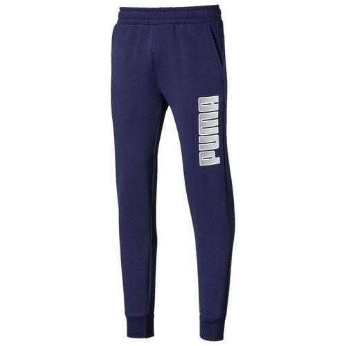 【KCM】Z-puma-150-M★展示品【PUMA/プーマ】メンズ スウェットパンツ 裏起毛 581055-06 ネイビー サイズ M_画像1