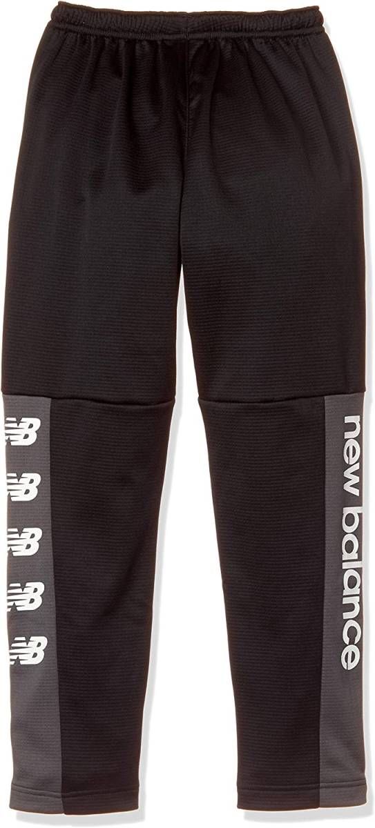 【KCM】z-new-244-160★展示品★【ニューバランス】キッズ ジュニア ウォームアップパンツ 裏微起毛 JJPF9491 ブラック サイズ 160_画像2
