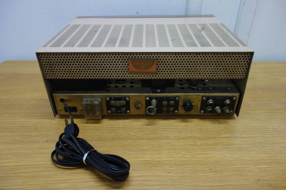 PIONEER FM-R301 вакуумная трубка ресивер электризация возможно Pioneer античный радио б/у утиль управление ZI-100