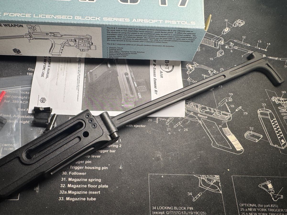 Archwick B&T USW-G17 ポリマーカービンコンバージョンキット GBB ガスガン 東京マルイ VFC UMAREX Glock グロック_画像10