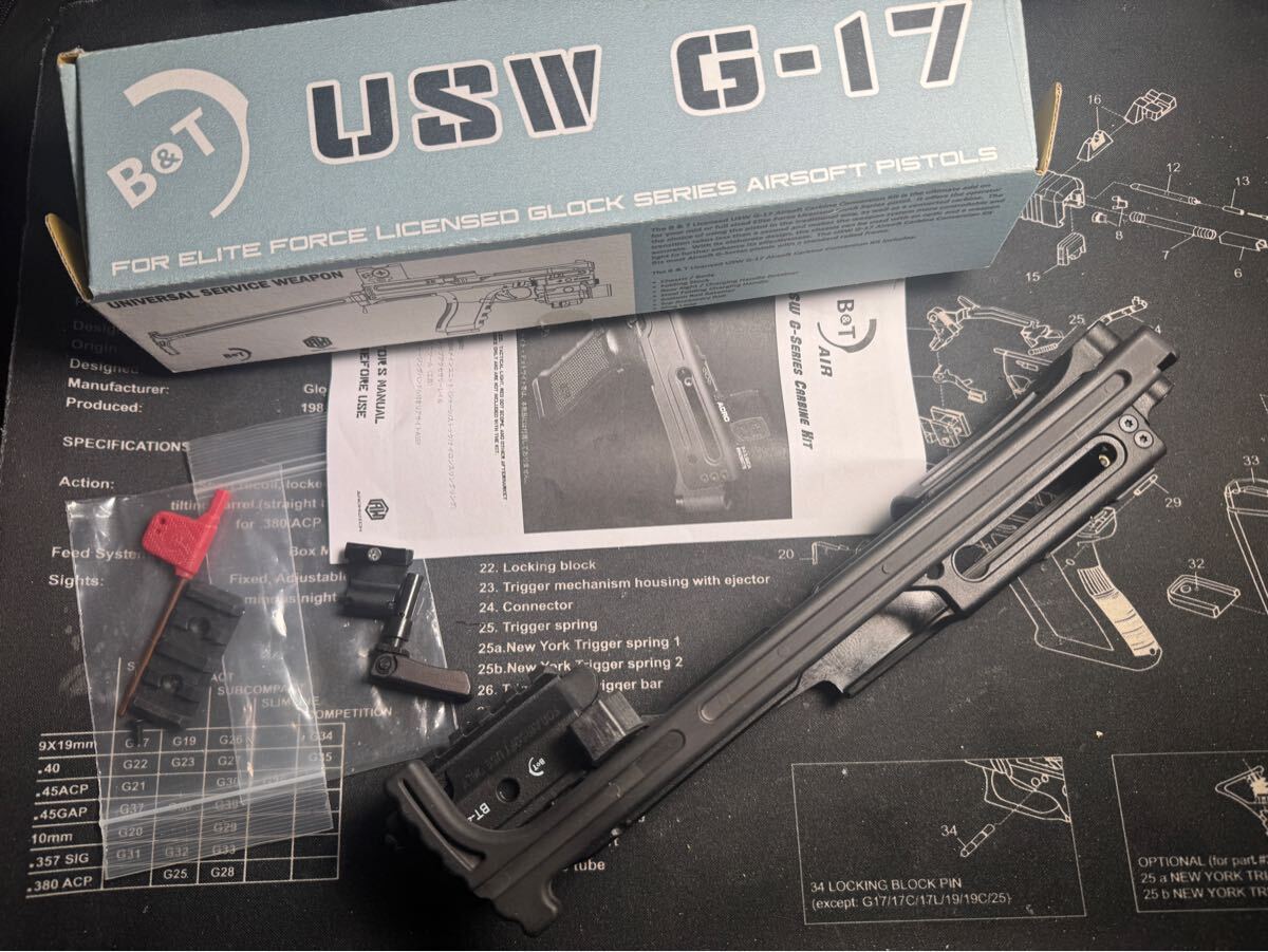Archwick B&T USW-G17 ポリマーカービンコンバージョンキット GBB ガスガン 東京マルイ VFC UMAREX Glock グロック_画像1