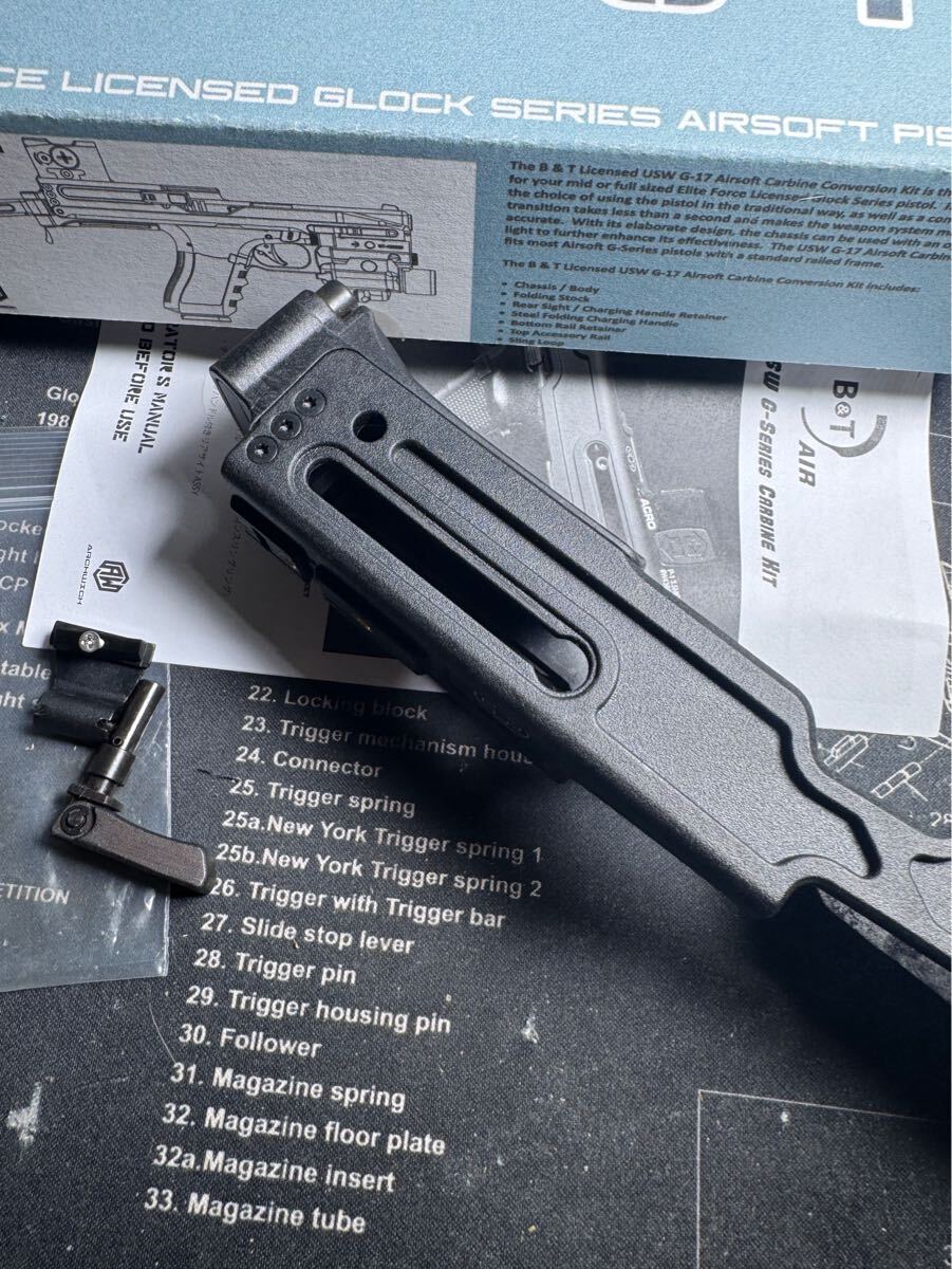 Archwick B&T USW-G17 ポリマーカービンコンバージョンキット GBB ガスガン 東京マルイ VFC UMAREX Glock グロック_画像5