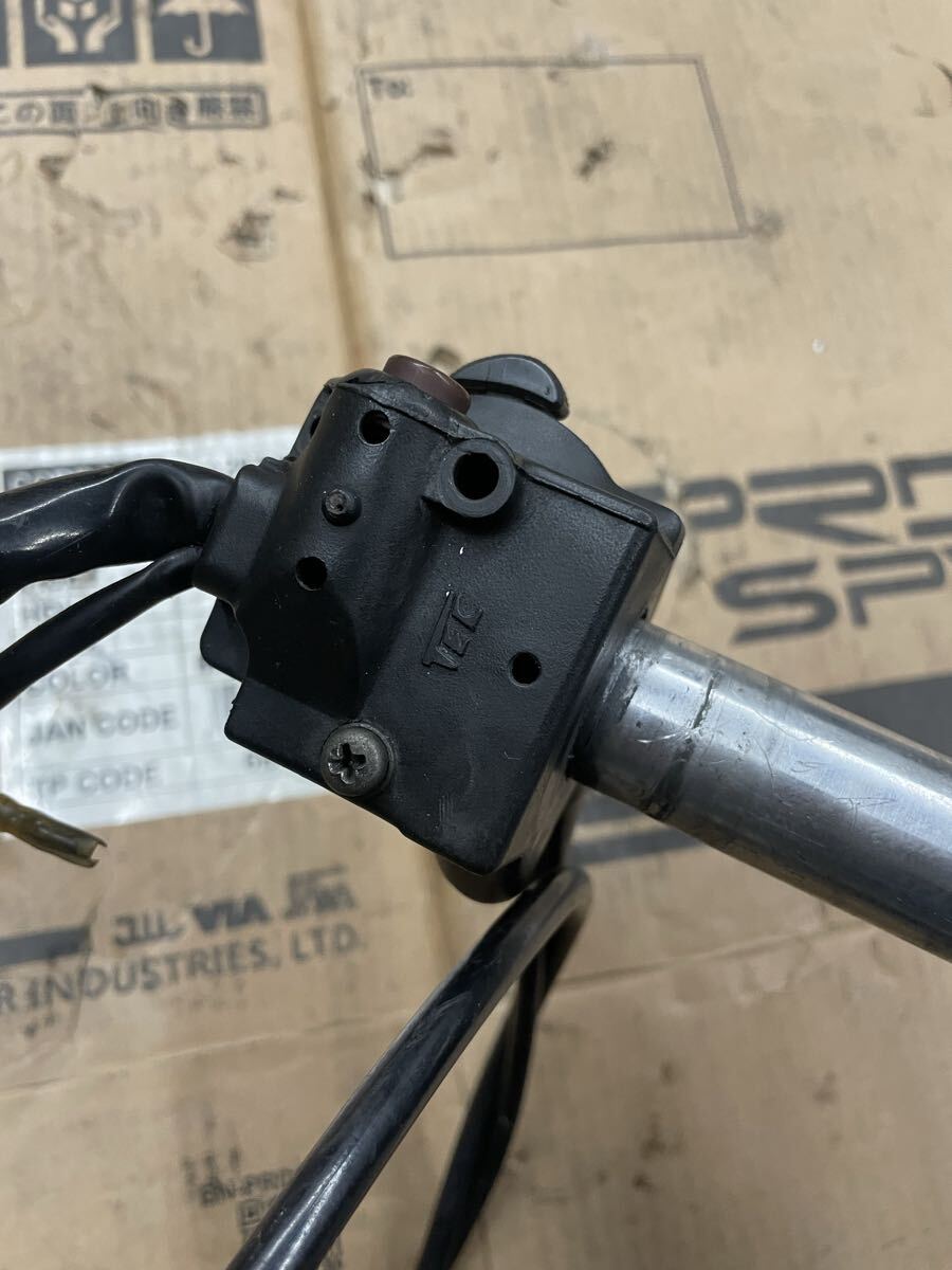 NC07 CBX400F 純正 スロットルホルダー スロットル ワイヤー クラッチワイヤー スロットルワイヤー セット ハンドルスイッチ 右 _画像3