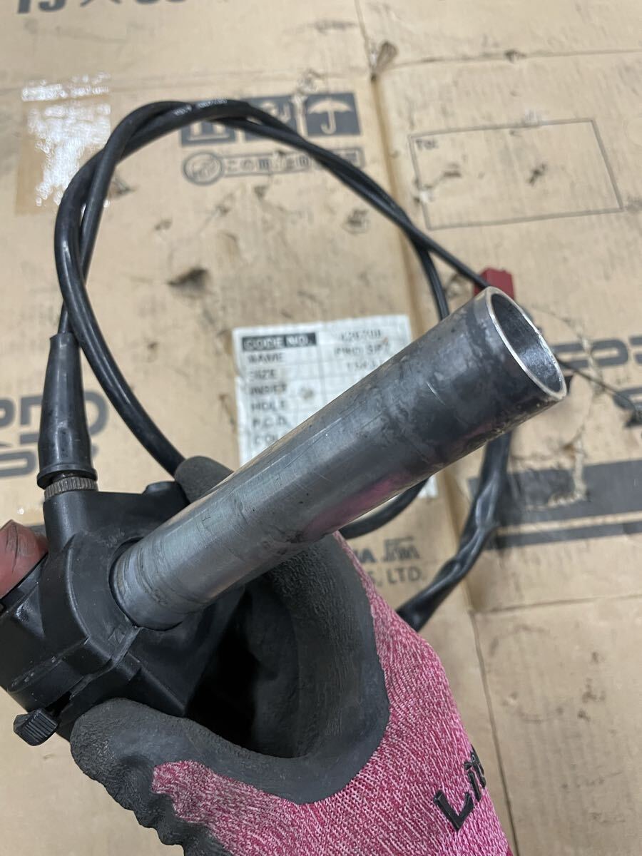 NC07 CBX400F 純正 スロットルホルダー スロットル ワイヤー クラッチワイヤー スロットルワイヤー セット ハンドルスイッチ 右 _画像4