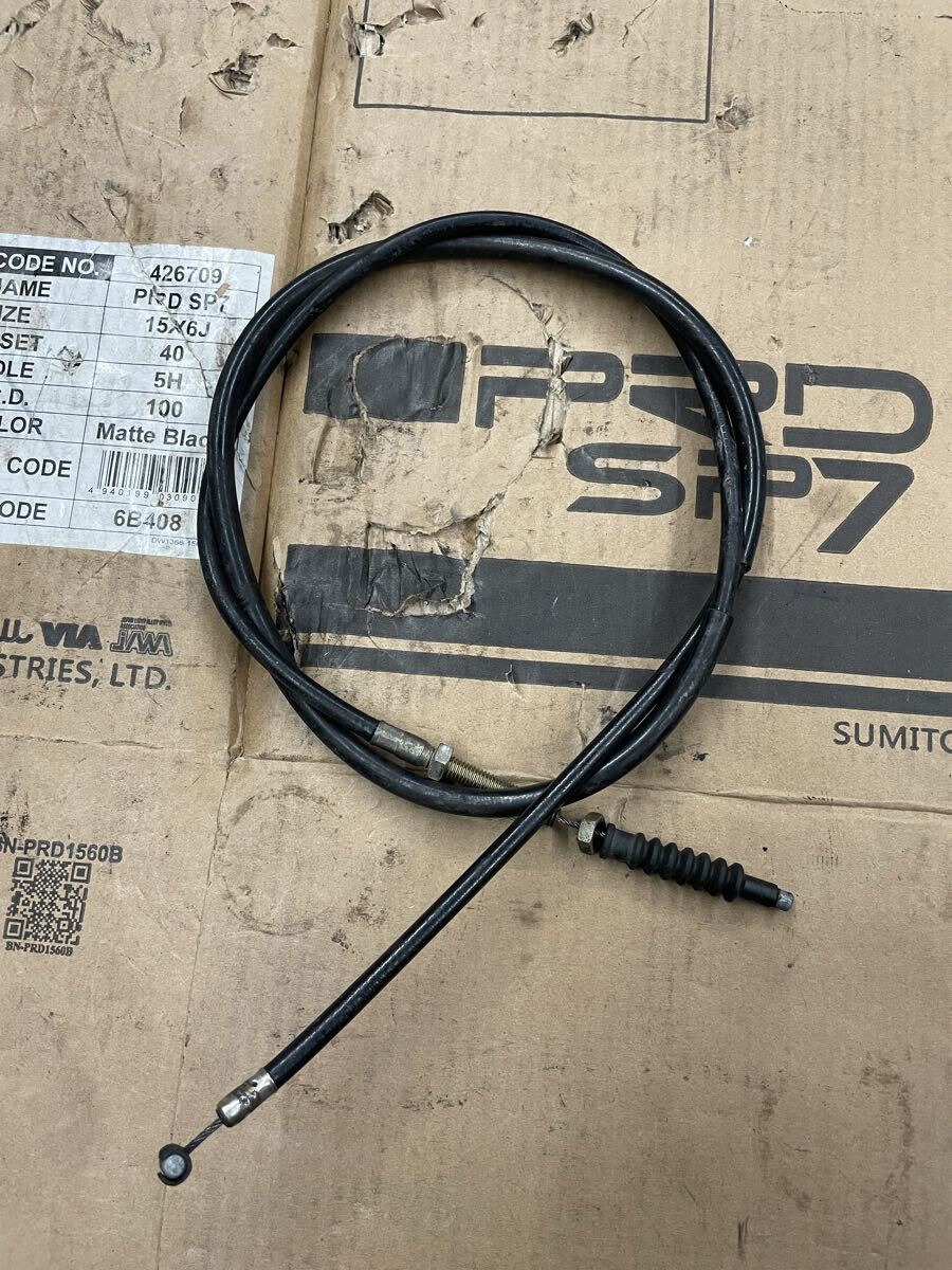 NC07 CBX400F 純正 スロットルホルダー スロットル ワイヤー クラッチワイヤー スロットルワイヤー セット ハンドルスイッチ 右 _画像9