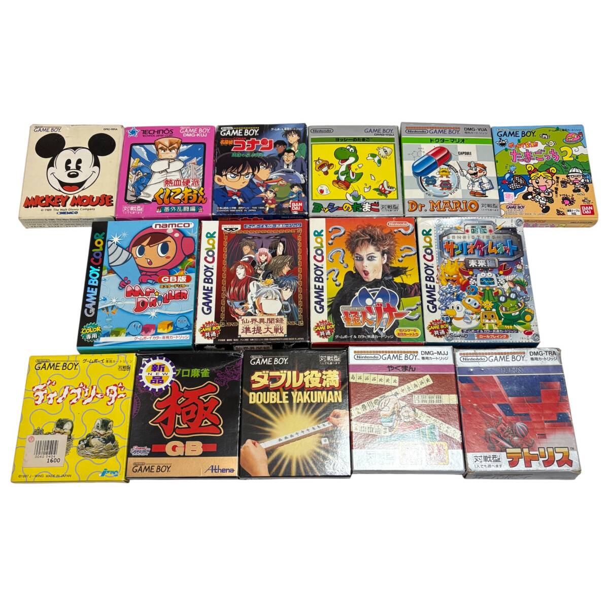 ゲームボーイ/ゲームボーイアドバンス GB GBA まとめ売り セット 動作確認済み ジャンク ロックマン マリオ 桃鉄 ミッキーなど_画像6