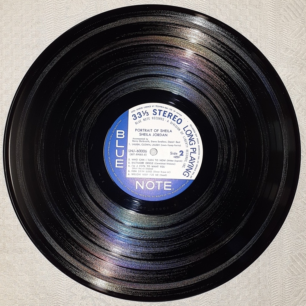 t093 PORTRAIT OF SHEILA Sheila Jordan LPレコード 日本盤、日本語解説付き_画像9