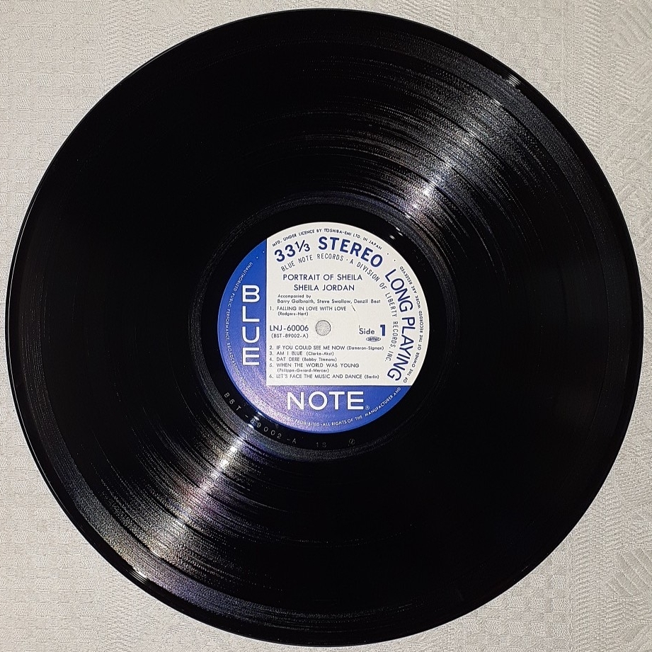 t093 PORTRAIT OF SHEILA Sheila Jordan LPレコード 日本盤、日本語解説付き_画像7