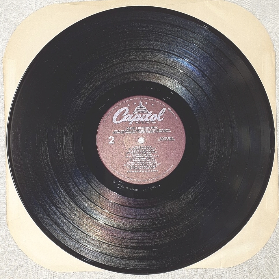 t050 Music From Pink The Band LPレコード 見開き US盤_画像7