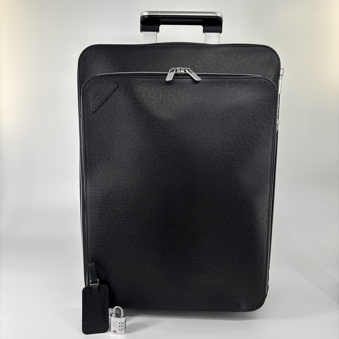 極美品/RFID 現行 Louis Vuitton ルイヴィトン ペガス55 NM M30407 タイガ キャリーケース スーツケース ブラック 黒 定価64万円_画像1