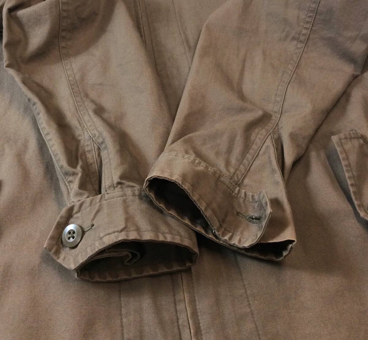 PATAGONIA パタゴニア オーガニックコットン スウィングトップ ジャケット ブルゾン ブラウン フルジップ メンズ S 27125S7_画像5