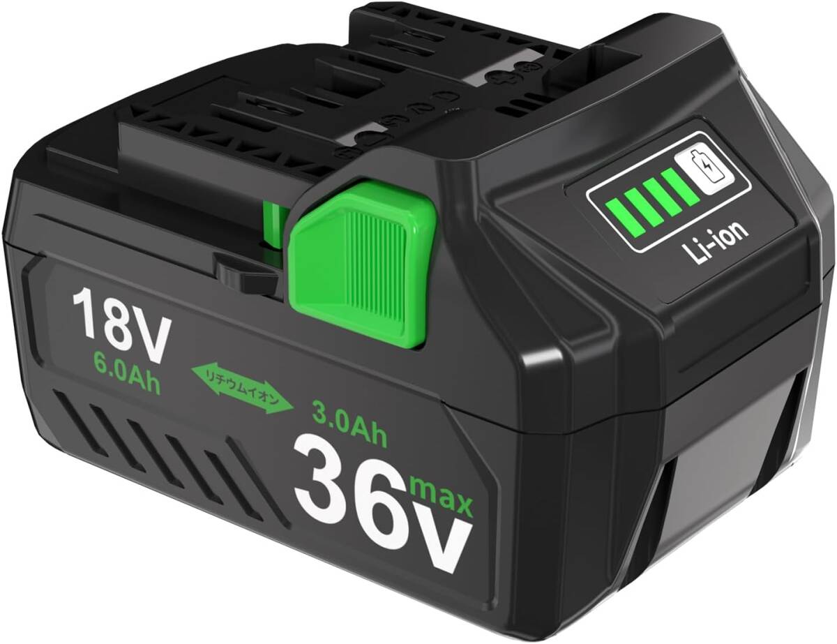 【送料無料】新品 HiKOKI マルチボルト ハイパワーバッテリー 36V/18V装着時自動切替 BSL36A18/BSL36B18 ハイコーキ日立工機互換バッテリー_画像1