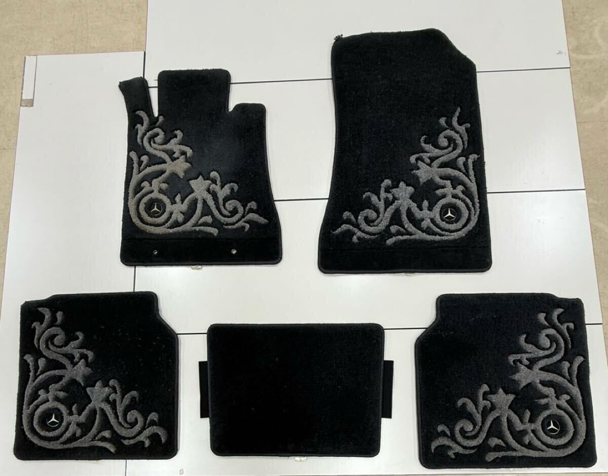 当時物!希少!ベンツ W140 Sクラス 純正オプション 段通フロアマット!_画像1