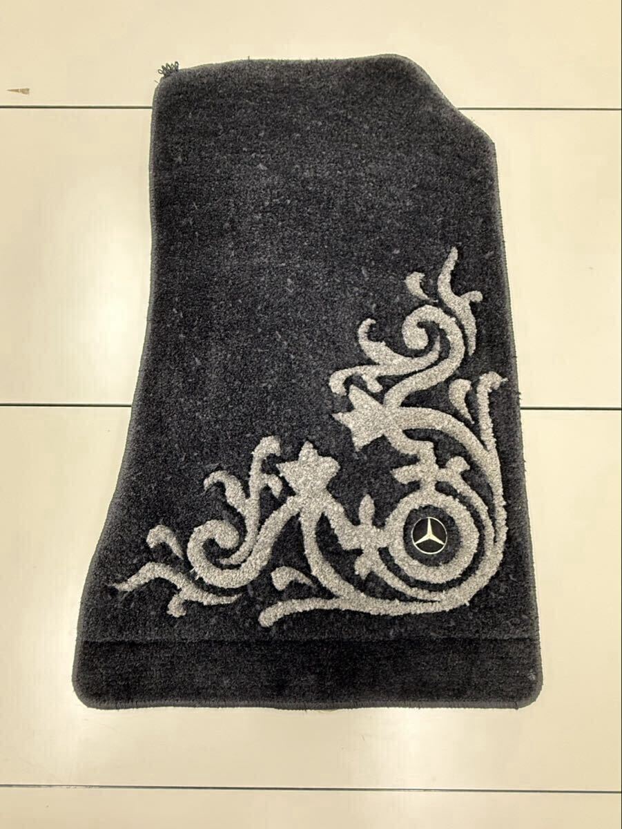 当時物!希少!ベンツ W140 Sクラス 純正オプション 段通フロアマット!_画像3
