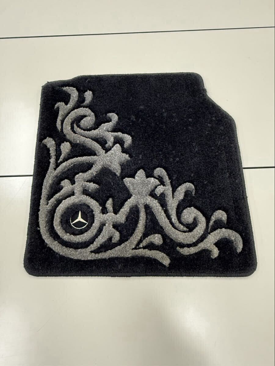 当時物!希少!ベンツ W140 Sクラス 純正オプション 段通フロアマット!_画像4