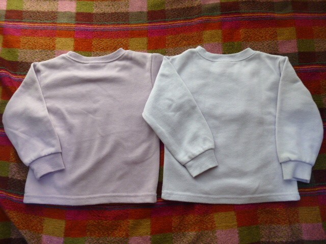 春秋向き　ディズニー　トレーナー　２枚セット　９０サイズ　ミニー　おしゃれキャット　used_画像2