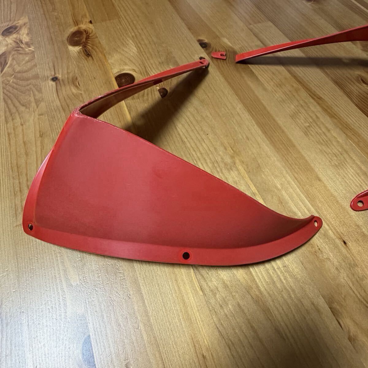 【HS1】TZR250 ヤマハ 純正１KT アッパーカウル フロントカウル 左右セット 中古品 割れあり_画像2