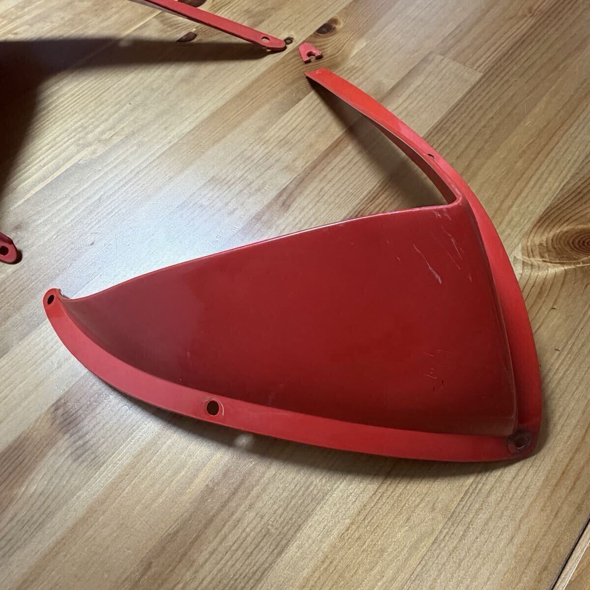【HS1】TZR250 ヤマハ 純正１KT アッパーカウル フロントカウル 左右セット 中古品 割れあり_画像3