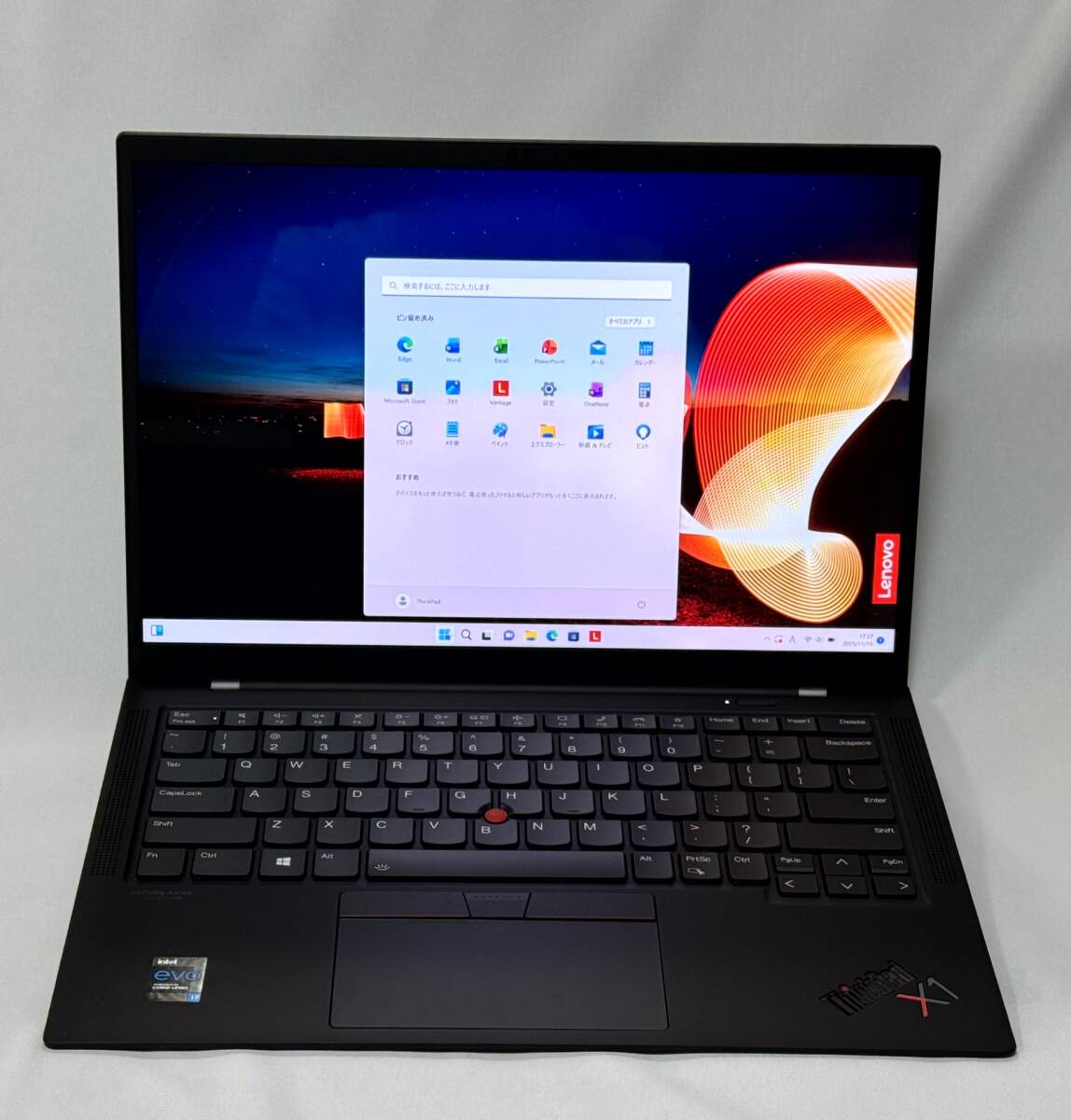 高性能 ThinkPad X1 Carbon Gen 9 LTE 付き- MS Office 2021 - CPU i7 / MEM 32GB / SSD 1TB / LCD 4K 3840x2400 / 顔認証カメラ_画像2