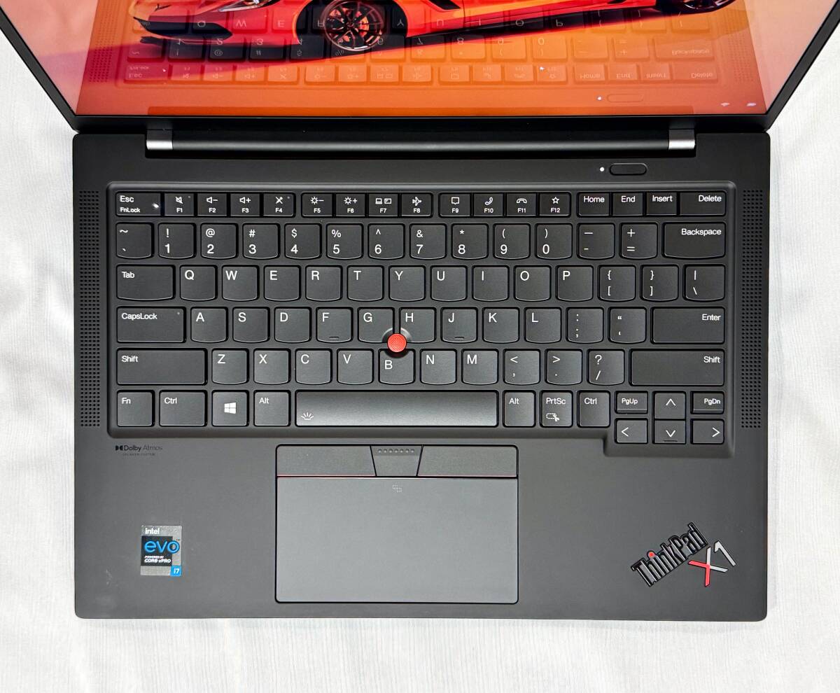 高性能 ThinkPad X1 Carbon Gen 9 LTE 付き- MS Office 2021 - CPU i7 / MEM 32GB / SSD 1TB / LCD 4K 3840x2400 / 顔認証カメラ_画像4