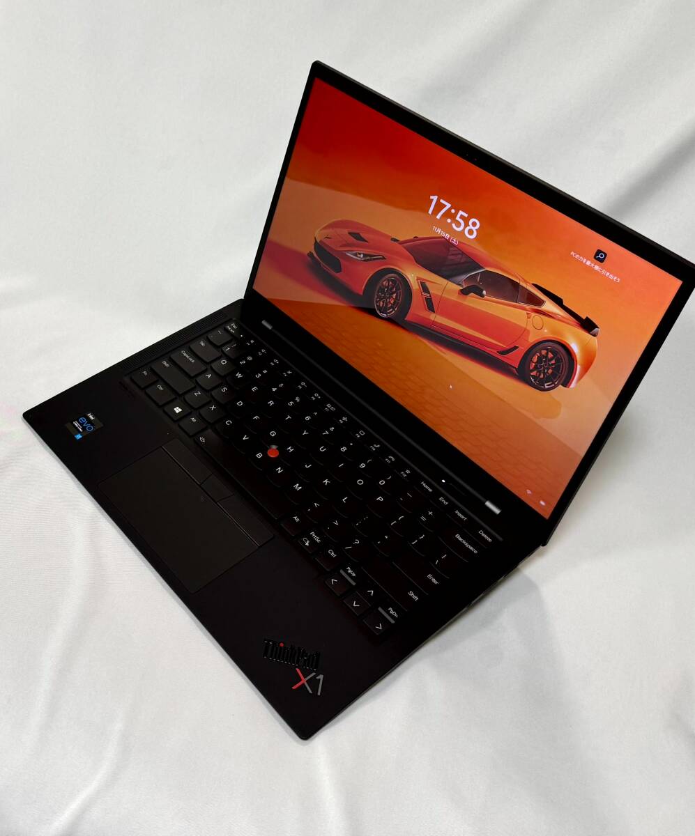 高性能 ThinkPad X1 Carbon Gen 9 LTE 付き- MS Office 2021 - CPU i7 / MEM 32GB / SSD 1TB / LCD 4K 3840x2400 / 顔認証カメラ_画像1