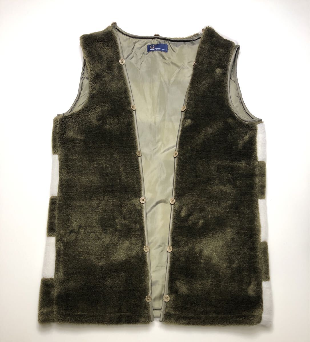 FRED PERRY フレッドペリー M-51モッズコート ライナー付 カーキ Sサイズ ファー脱着可 ヒットユニオン_画像8