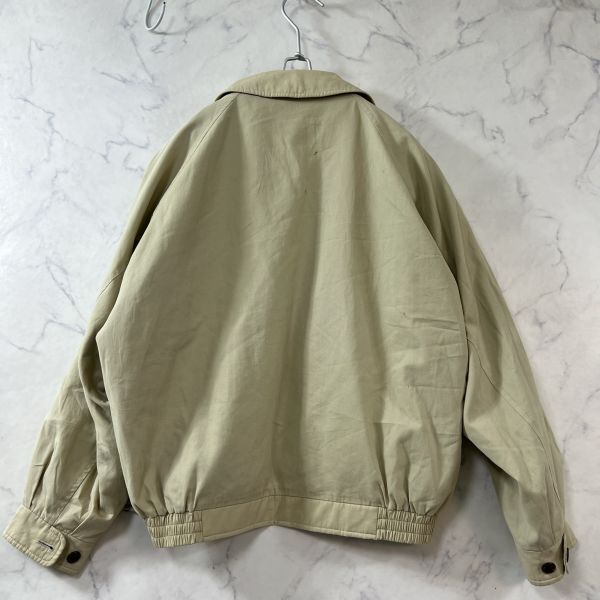 バーバリーズ 1枚袖風 長袖キルティングライナーコート ブルゾン 2way ホースロゴ ロゴボタン ベージュ系 Burberrys メンズM相当 B1676_画像3