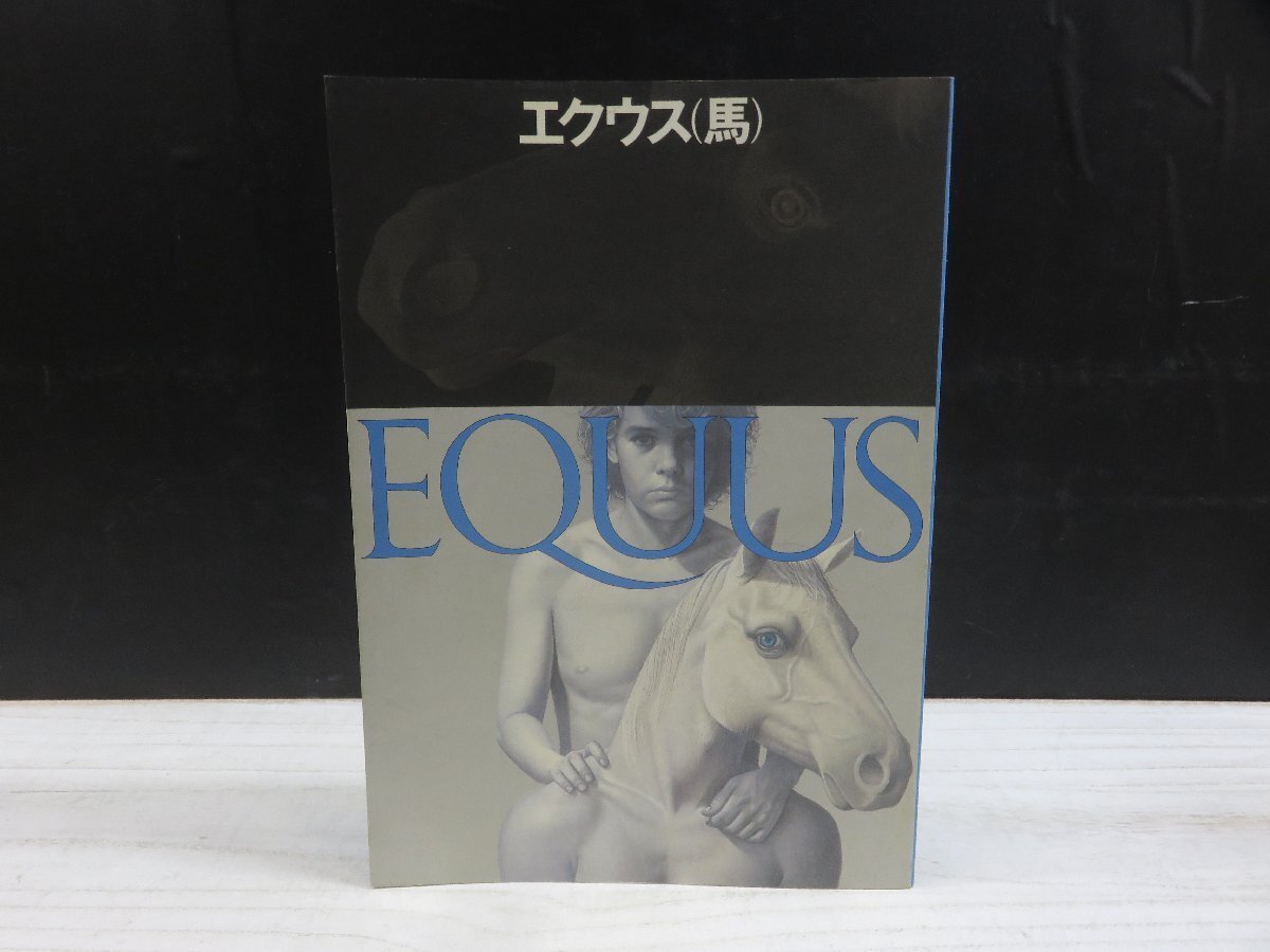 【中古】劇団四季パンフレット　エクウス（馬）1995年_画像1