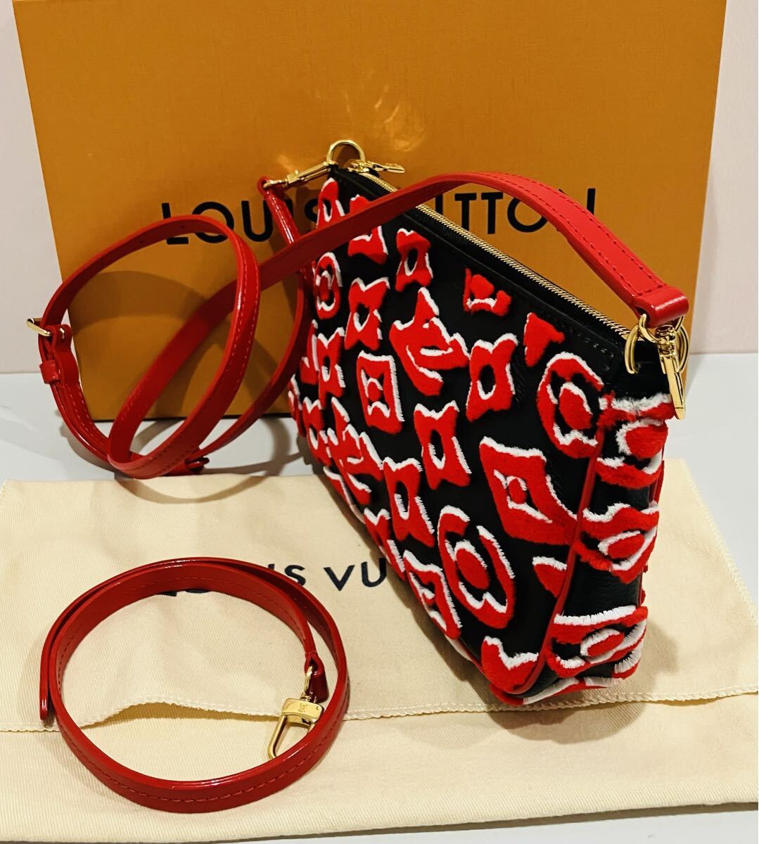 LOUIS VUITTON 新品 モノグラム アフタージュ ショルダー バッグ ルイ・ヴィトン 斜め掛け バック 箱 保存袋 ショルダーストラップ 付属_画像8