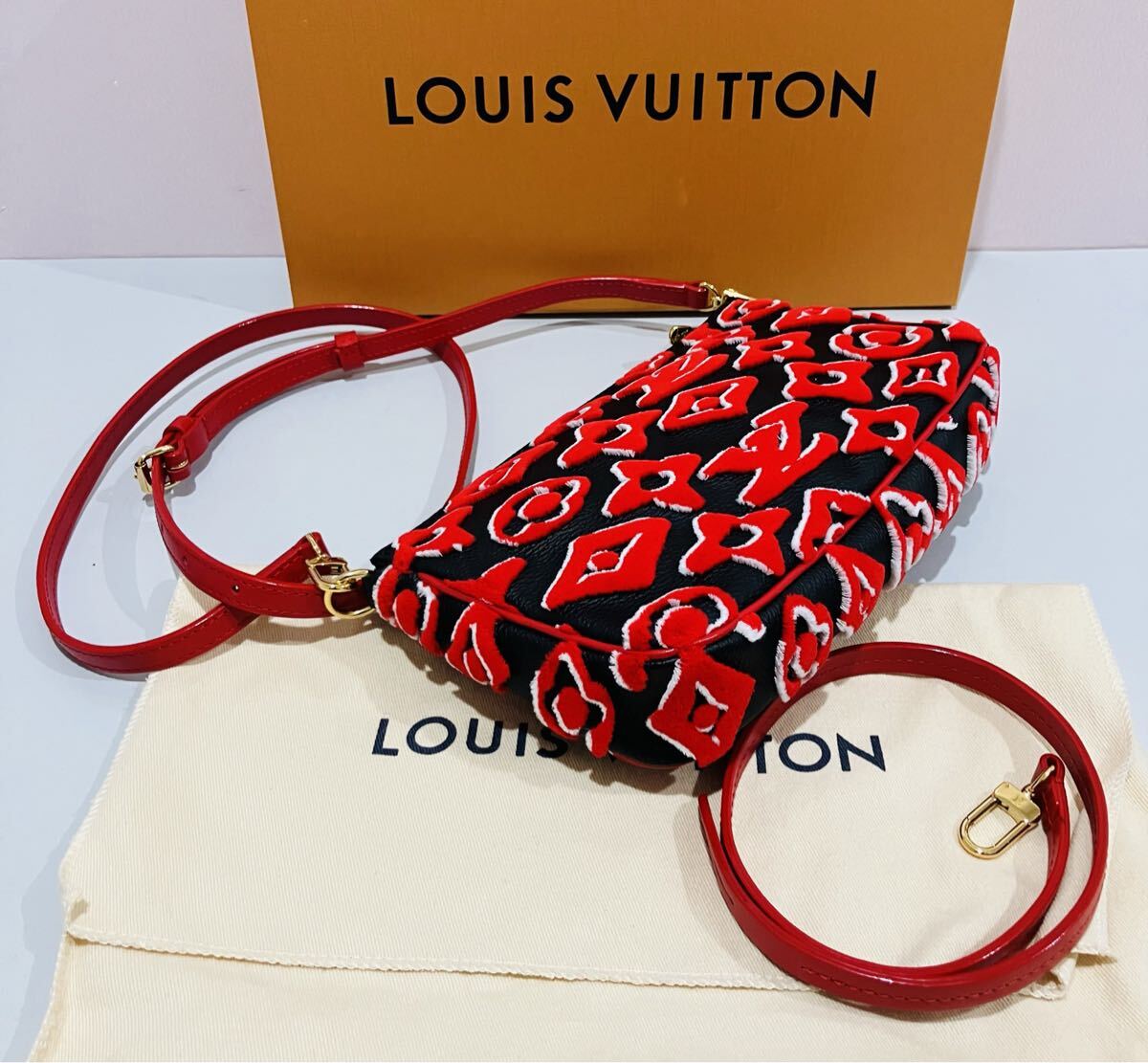 LOUIS VUITTON 新品 モノグラム アフタージュ ショルダー バッグ ルイ・ヴィトン 斜め掛け バック 箱 保存袋 ショルダーストラップ 付属_画像6
