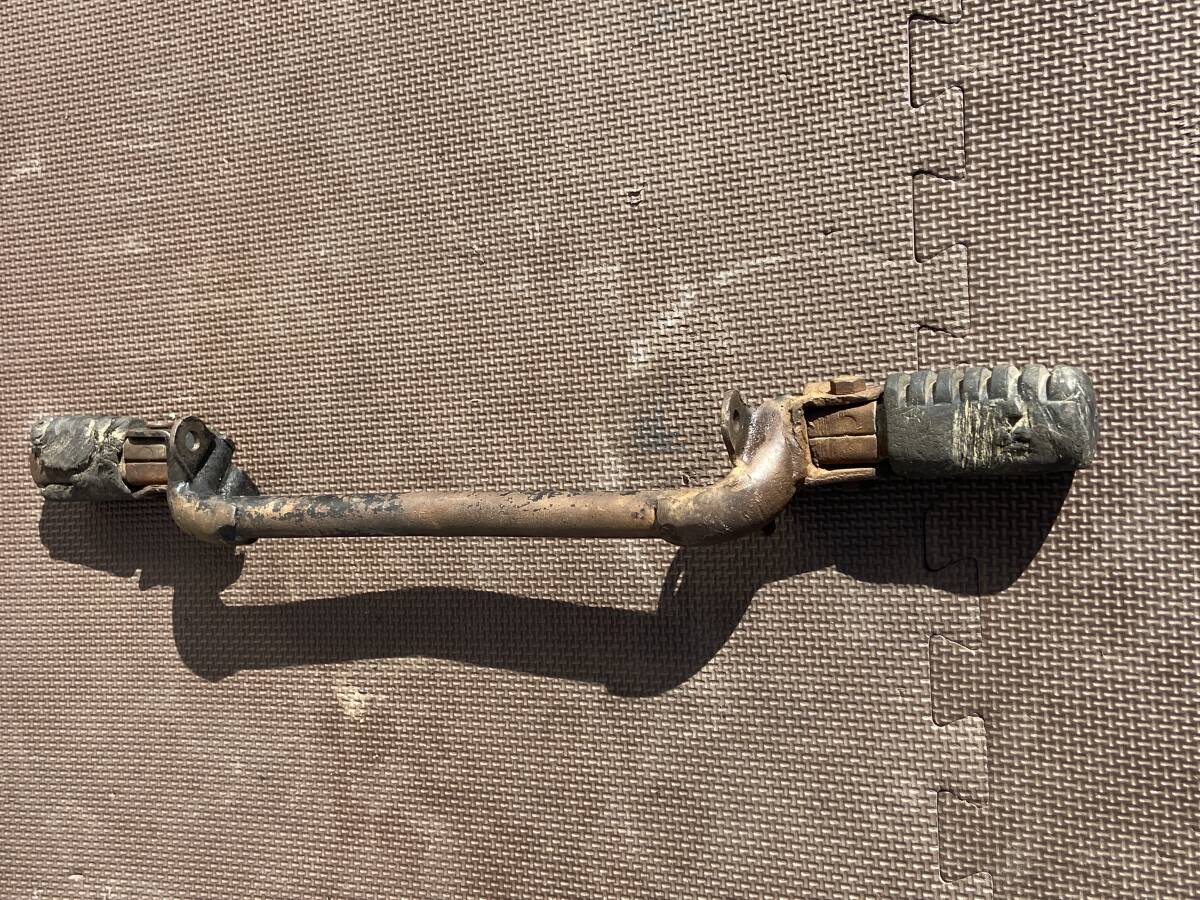 希少 当時物 DT250 DT1 DT1F 純正メインステップ ステップステー 絶版 旧車_画像8