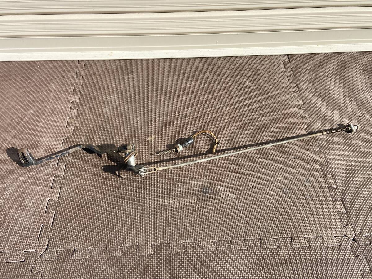 希少 当時物 DT250 DT1 DT1F 純正リアブレーキペダル ロッド リンク スイッチ 絶版 旧車_画像1