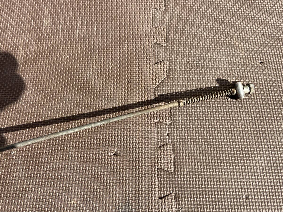 希少 当時物 DT250 DT1 DT1F 純正リアブレーキペダル ロッド リンク スイッチ 絶版 旧車_画像6