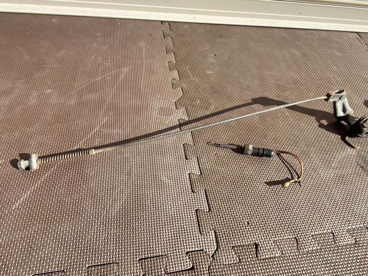 希少 当時物 DT250 DT1 DT1F 純正リアブレーキペダル ロッド リンク スイッチ 絶版 旧車_画像10