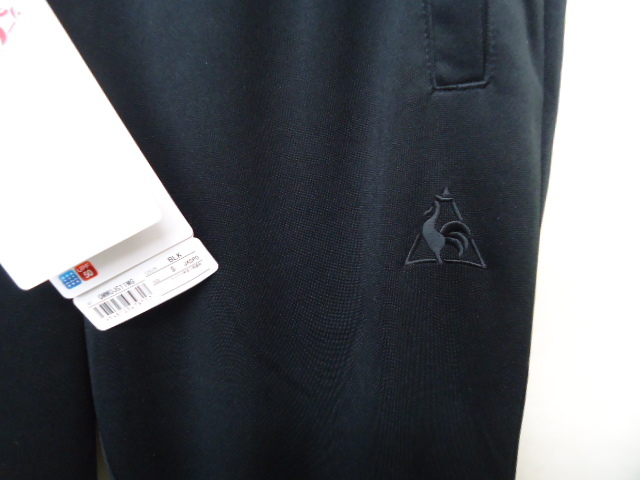 【KCM】Z-lecoq-59-O★展示品★【le coq sportif/ルコック】レディース　ウォームアップロングパンツ　QMWOJG11MG　ブラック　サイズO_画像4