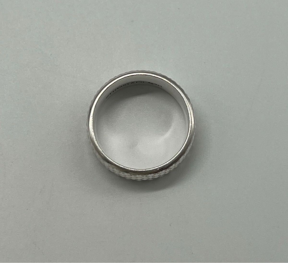 ティファニー TIFFANY ダイヤモンドポイント リング 15号 Ag925 アクセサリー 指輪_画像4