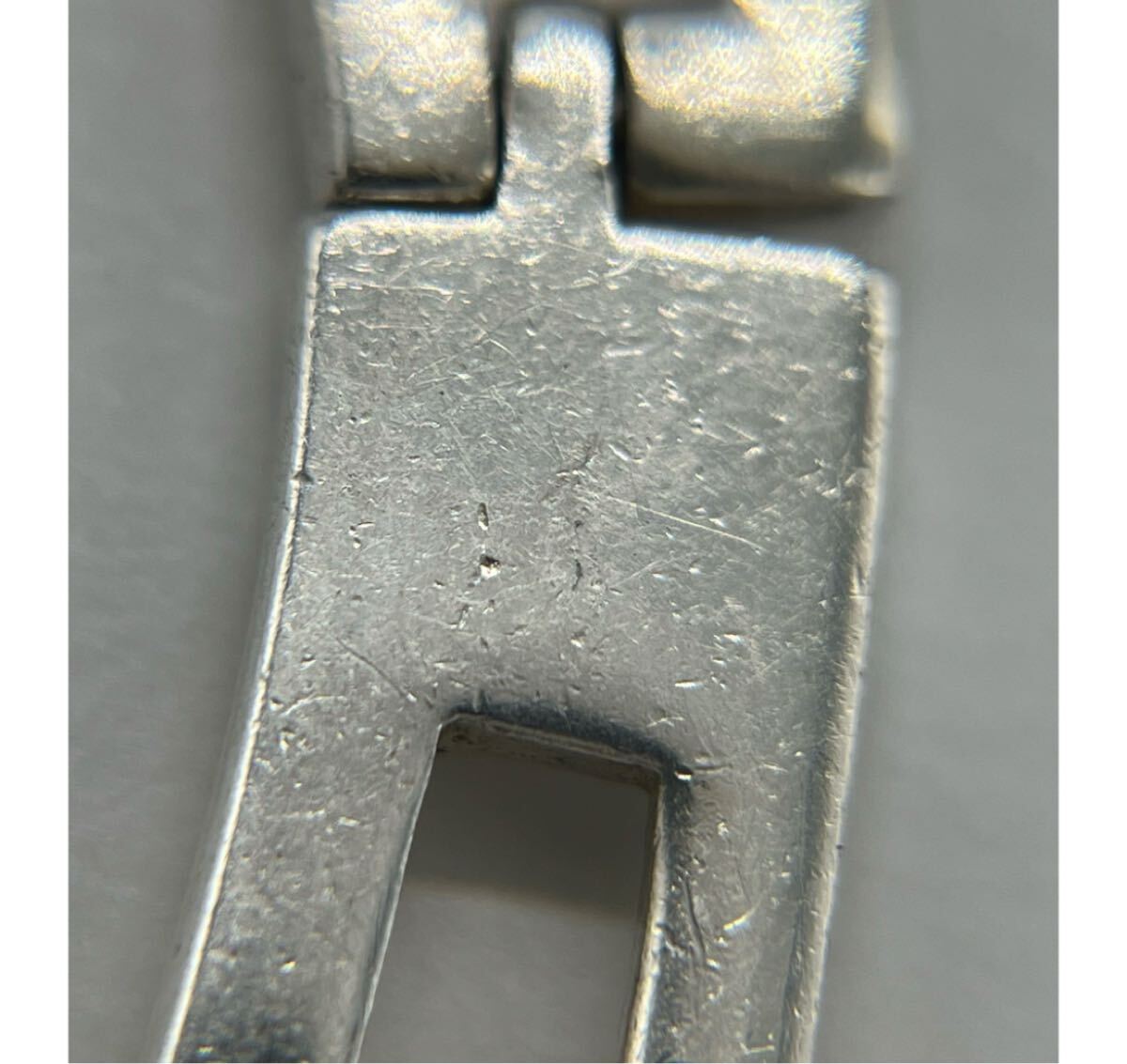 グッチ GUCCI Gシェイプ Gロゴ ネックレス SV925 オールドグッチ アクセサリー_画像10