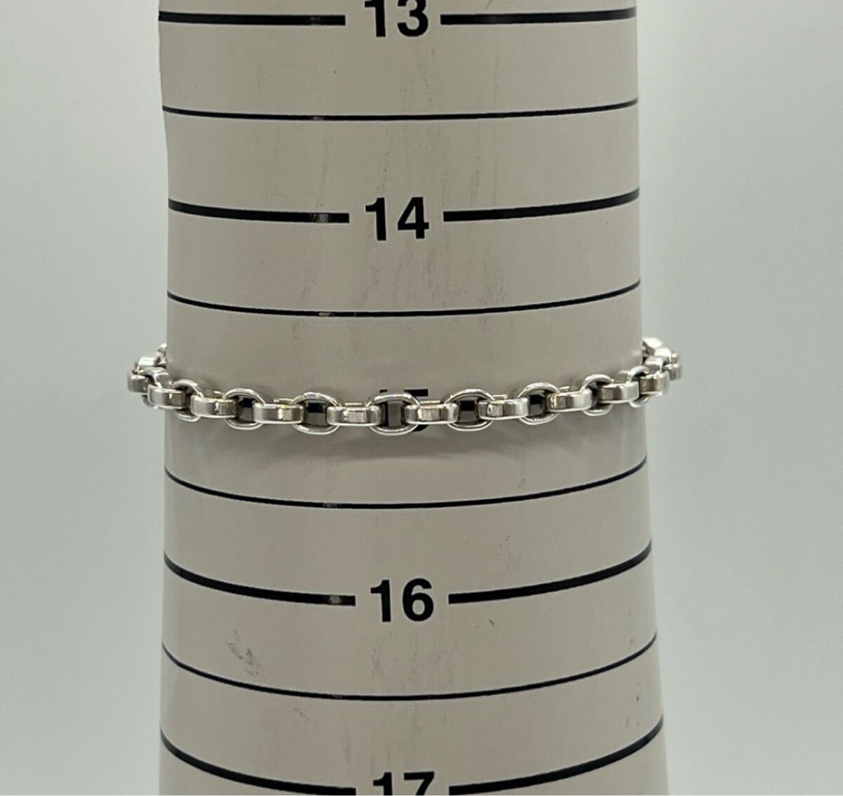 ティファニー TIFFANY オーバルリンクチェーン ブレスレット ドイツ製 SV925 アクセサリー 希少_画像10