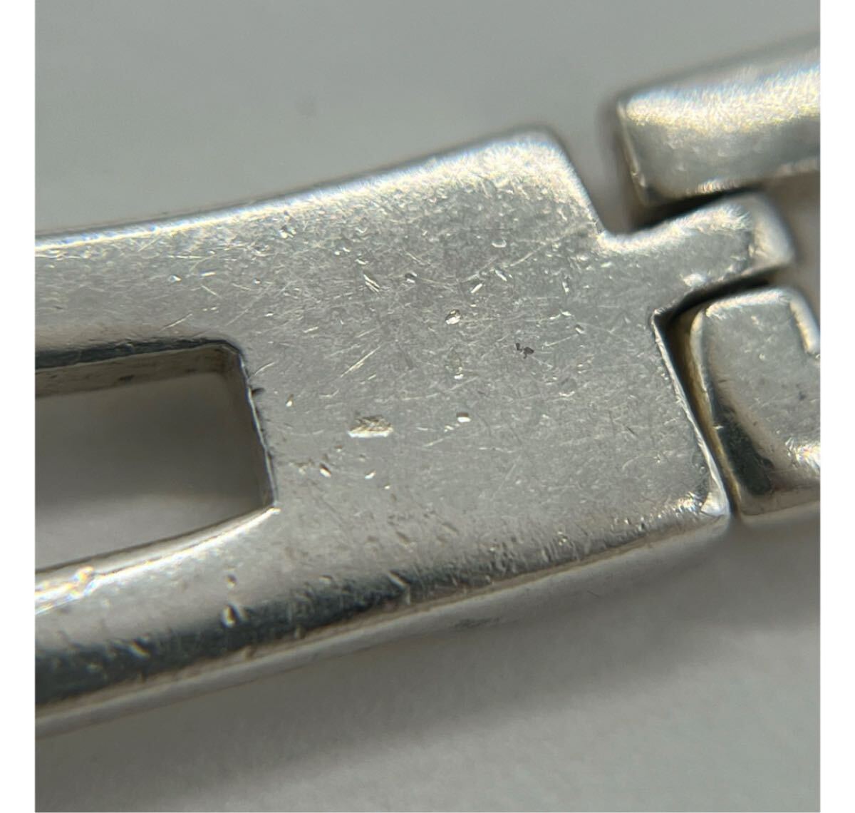 グッチ GUCCI Gシェイプ Gロゴ ネックレス SV925 オールドグッチ アクセサリー_画像9