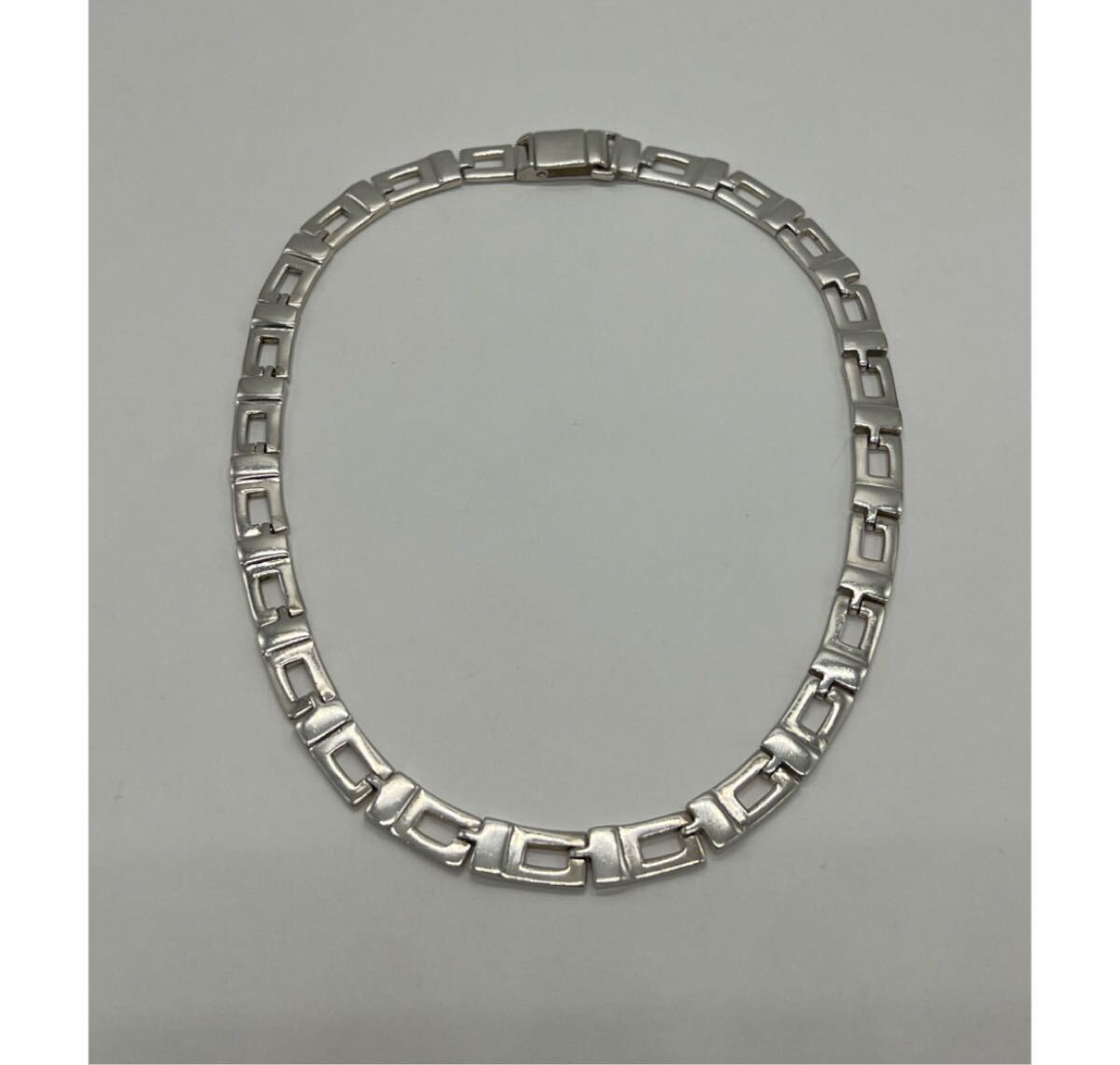 グッチ GUCCI Gシェイプ Gロゴ ネックレス SV925 オールドグッチ アクセサリー_画像1