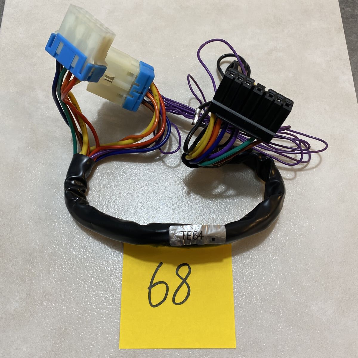 68 Carmate カーメイト エンジンスターター ハーネス TE64 ミツビシ_画像1