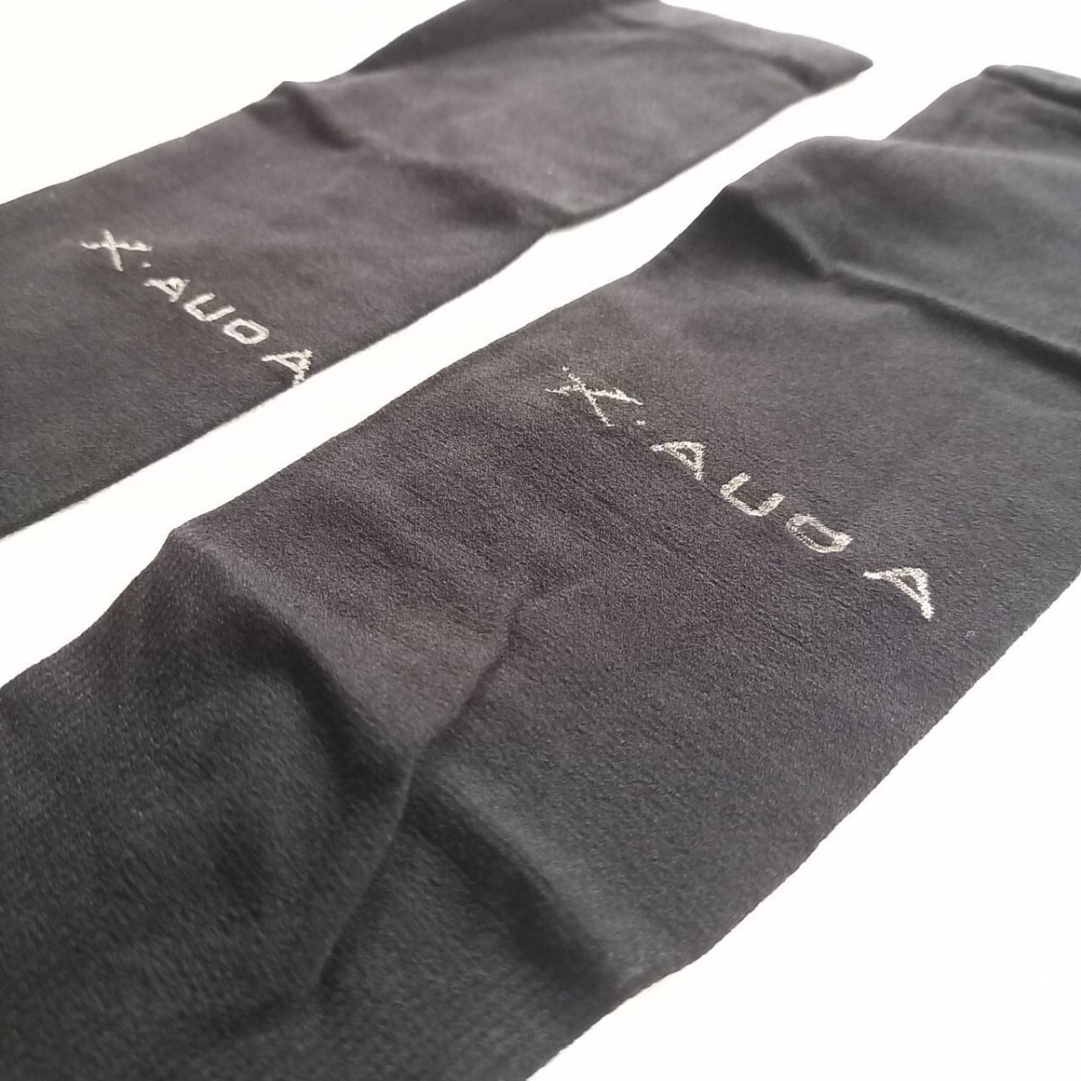 【防寒対策】アームカバー 指なし 2セット 4枚 ブラック 冷感 紫外線対策 UVカット レディース 腕カバー 日焼け防止 手袋_画像6